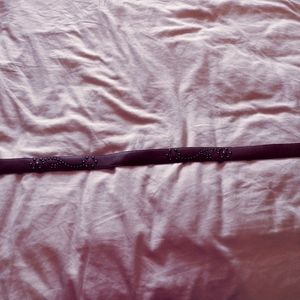 Embellished brown belt